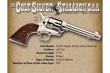 Colt Firearms Silver Stallion SSA P1850 TLE 098289046154 370x247