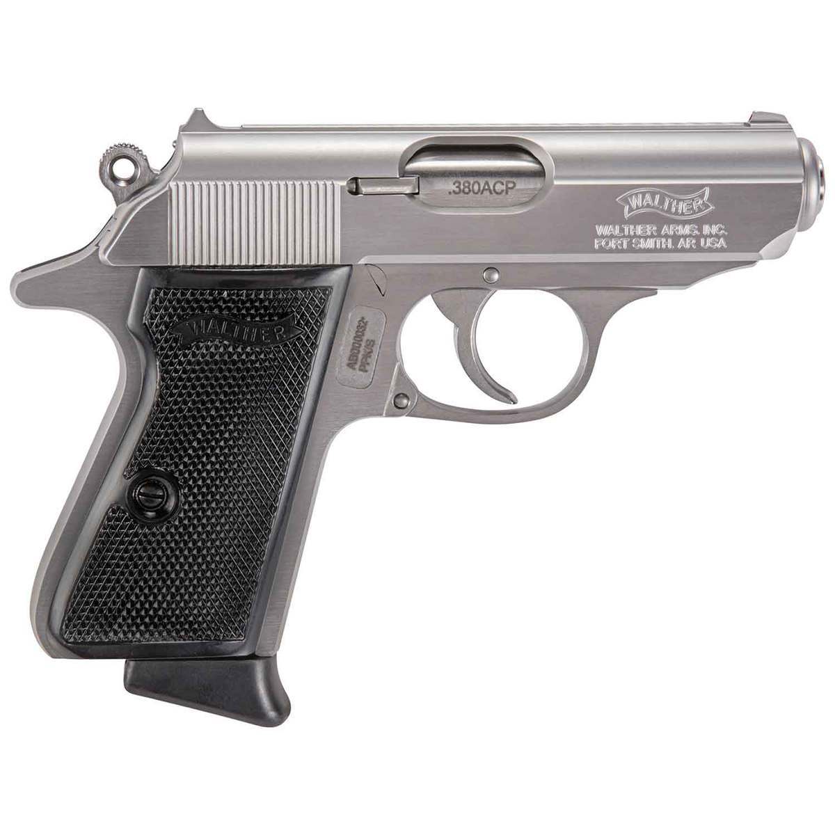 wather ppks 380 auto acp 33in stainless pistol 71 rounds 1540052 1