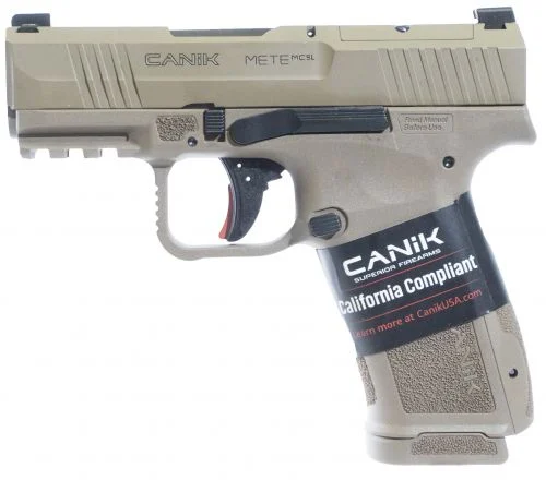 Canik METE MC9 L Compact 9mm Black Slide FDE Frame Pistol