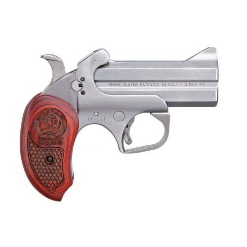 Bond Arms Snake Slayer IV Extended Grip .357 Mag .38 Special Stainless/Silver Derringer