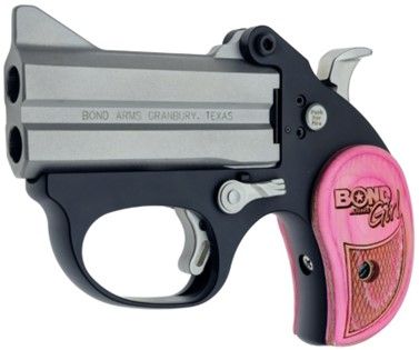 Bond Arms Stinger Girl Specialty .380 ACP Bead Blasted Matte Stainless Derringer